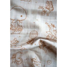 Filibabba - Muslin Swaddle Diaper - Hvid - 120x120 cm (FI-03815) / Baby and Children - Merchandise Linens - Various - Techbox