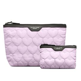Gillian Jones - Urban Travel 2-piece set - Purple hearts - Lilla / Luggage and Travel Gear