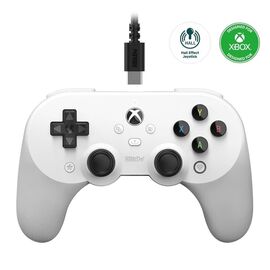 8BitDo - Pro Wired Gamepad 2 - Xbox (White) / Xbox Series X