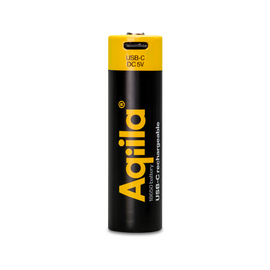 Aqiila - USB-C Rechargeable Battery - Size 18650 - 2000 mAh - 1 pack / Electronics