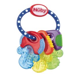 Nuby - Teether IcyBite Keys - 3m+Blue/Yellow/Green (708013) / Toys