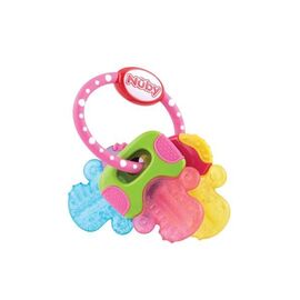 Nuby - Teether IcyBite Keys - 3m+Pink/Blue/Yellow (708011) / Toys