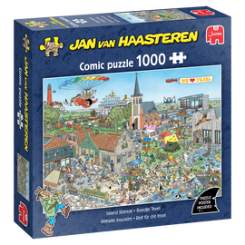 Jan van Haasteren – Island Retreat (1000 pieces) (JUM0036) / Toys - Puzzles - Gifts - Techbox