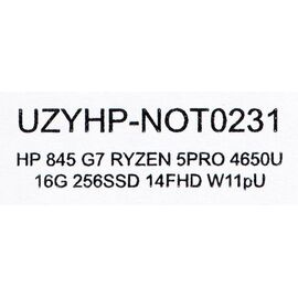 HP EliteBook 845 G7 AMD RYZEN 5 PRO 4650U 16GB 256GB SSD 14" FHD Win11pro Used  US QWERTY - Laptops - Used - Techbox