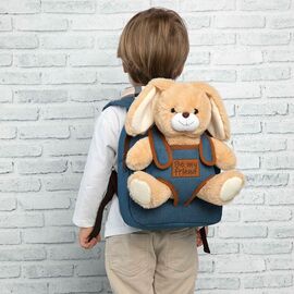 Bob Bunny backpack with plush toy 26cm |  Techbox