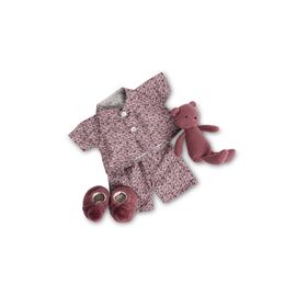 Smallstuff - Doll clothing, pyjamas with teddy/ slippers / Toys