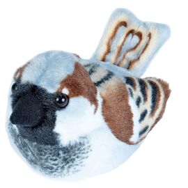 Wild Republic - Plush Toy Bird With Sound 18 cm House Sparrow (808022) / Toys - Plushies - Gifts - Techbox