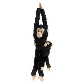 Wild Republic - Plush Toy Hanging Monkeys Chimpanzee Monkey With Baby (808137) / Toys - Plushies - Gifts - Techbox