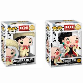 POP figure Disney 101 Dalmatas Cruella de Vil 5 + 1 Chase |  Techbox