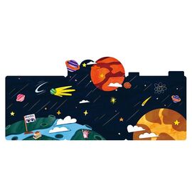 mierEdu - Jelly Stickers - Movable - Space Explorer (ME265) / Toys