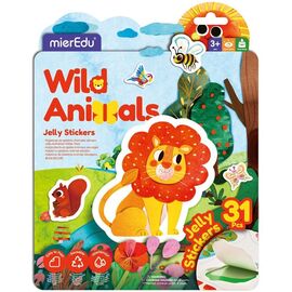 mierEdu - Jelly Stickers - Movable - Wild Animals (ME262) / Toys