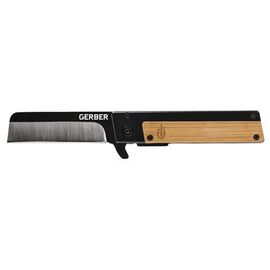 Gerber Folding Pocket Knife Blade Length 6.86 cm Quadrant Bamboo Design 30-001669 / Sport and Outdoor