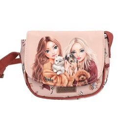 TOPModel - Small Shoulder Bag FUR EVER FRIENDS - Powdery Pink and Copper - Small / Toys