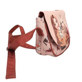 TOPModel - Small Shoulder Bag FUR EVER FRIENDS - Powdery Pink and Copper - Small / Toys