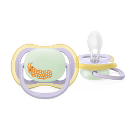 Philips Avent - Ultra air soother, Nighttime, 0-6m, yellow/purple / Baby and Children