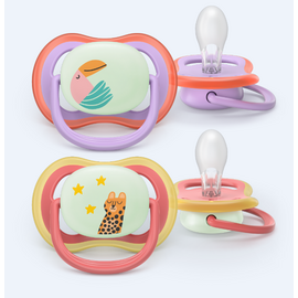 Philips Avent - Ultra air soother, Nighttime, 18m+, purple/pink / Baby and Children