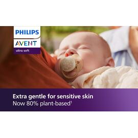 Philips Avent - Ultra soft soother, 6-18m,  purple and pink / Baby and Children