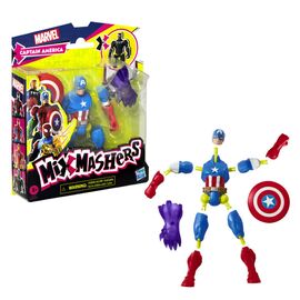 Marvel Mix Mashers Captain America figure 12cm - Various - Various - Techbox