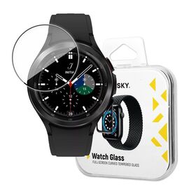 Wozinsky Watch Glass hybrid glass for Samsung Galaxy Watch 4/5 44 mm black | Techbox