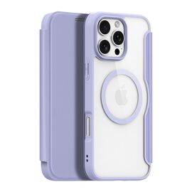 Dux Ducis Skin X Pro iPhone 16 Pro Max Case with MagSafe and Flip Cover - Purple | Techbox