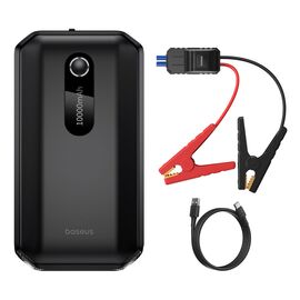 Jumpstarter Baseus Power Starter 10000mAh 12V (1000A / 500A) + Crocodile Cables Black (C00245501113-00) | Techbox