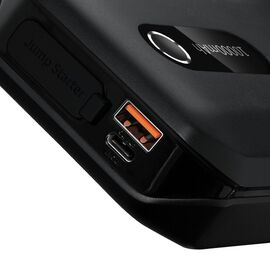 Jumpstarter Baseus Power Starter 10000mAh 12V (1000A / 500A) + Crocodile Cables Black (C00245501113-00) | Techbox