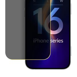 Matte privacy film 3mk Silky Matt Privacy for iPhone 16 Plus