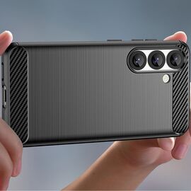 Carbon Case Flexible Silicone for Xiaomi Redmi Note 14 Pro 4G - Black - Uncategorized Cases (2) - Cases - Techbox