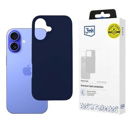 3mk Silicone Case for iPhone 16 Plus - navy blue | Techbox