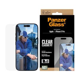 PanzerGlass - Screen Protector iPhone 17 Pro/Classic Fit w. EasyAligner / Electronics
