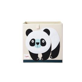 3 Sprouts - Storage Box - Black & White Panda / Baby and Children