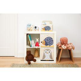 3 Sprouts - Storage Box - Gray hedgehog / Baby and Children