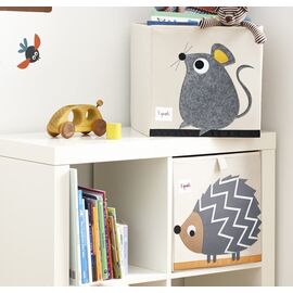 3 Sprouts - Storage Box - Gray Mouse / Baby and Children