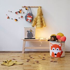 3 Sprouts - Storage Box - Gray Mouse / Baby and Children