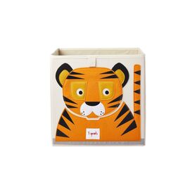 3 Sprouts - Storage Box - Orange Tiger / Baby and Children