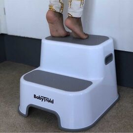 BabyTrold - 2-Step Stool - White (19-03HT2) / Baby and Children