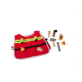Dantoy - Firefighter pay set in wood, 10 psc (5715) / Toys