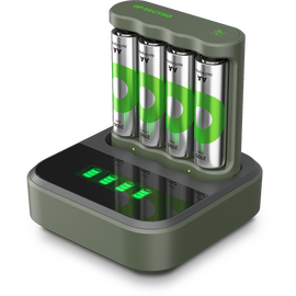 GP - ReCyko Everyday Battery Charger, B441 (USB) + Dock D451, incl. 4 x AA 2100 mAh Batteries / Electronics