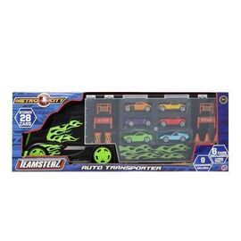Teamsterz - Metro City Medium Auto Transporter With 6 Cars / Toys