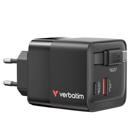 Verbatim - 65W 2 Port with Retractable Cable / Electronics