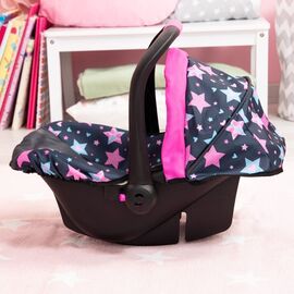 Bayer - Deluxe Car Seat for Dolls - Stars (67906AA) / Toys