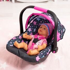 Bayer - Deluxe Car Seat for Dolls - Stars (67906AA) / Toys