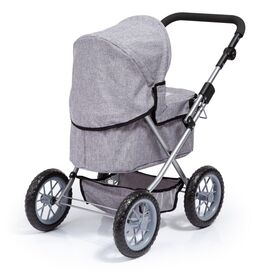 Bayer - Dolls Pram Trendy - Grey (13010AA) / Toys