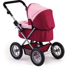 Bayer - Dolls Pram - Trendy - Red/Pink (13014AA) / Toys