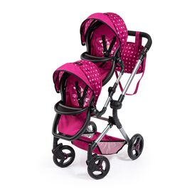 Bayer - Twin Pram - Neo - Pink (26267AA) / Toys