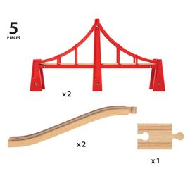 BRIO - Double Suspension Bridge (33683) / Toys