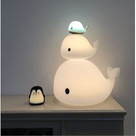 Filibabba - Floor LED whale Christian, 30 cm / Baby and Children