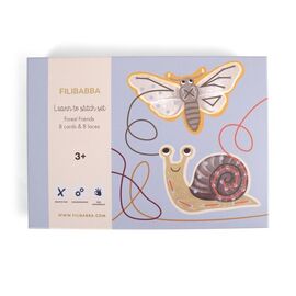 Filibabba - Learn to stitch set - Forest friends - (FI-03327) / Toys
