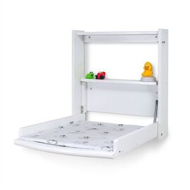 BabyTrold - Changing table for wall incl. mattress White / Baby and Children