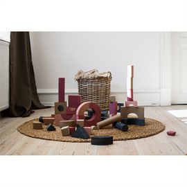 BabyTrold - foam building blocks - Dusty Rose (18-49DR) / Toys